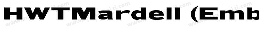 HWTMardell (Embedded字体转换